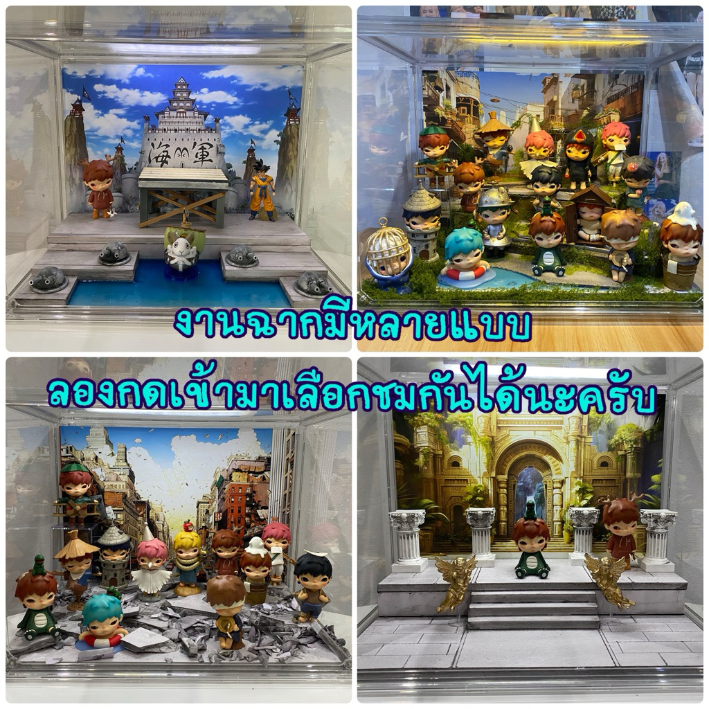 ฉากWCF ฉากPopmart ฐานฟิกเกอร์ figures shf figma hirono