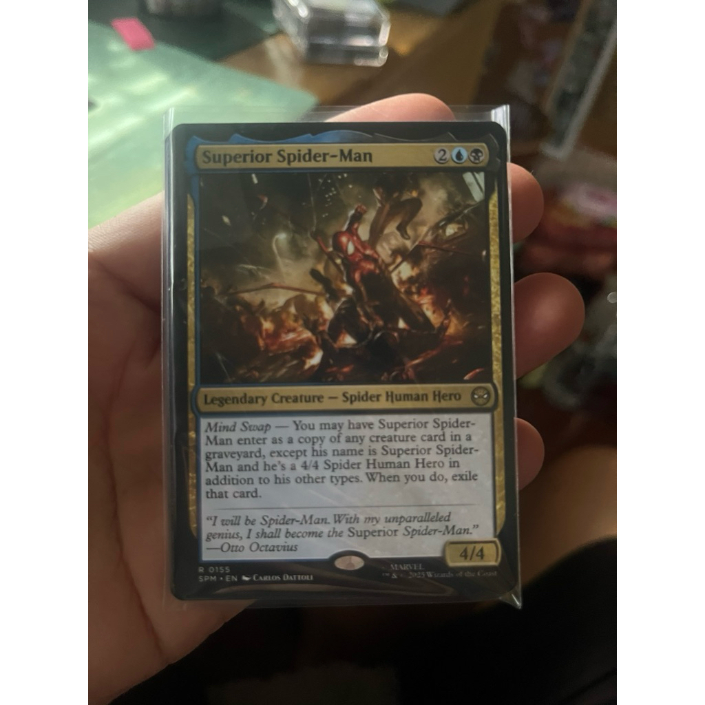 การ์ด MTG Superior Spider-Man Multi Magic the Gathering EDH ชุด SPM สภาพ Ex-Nm