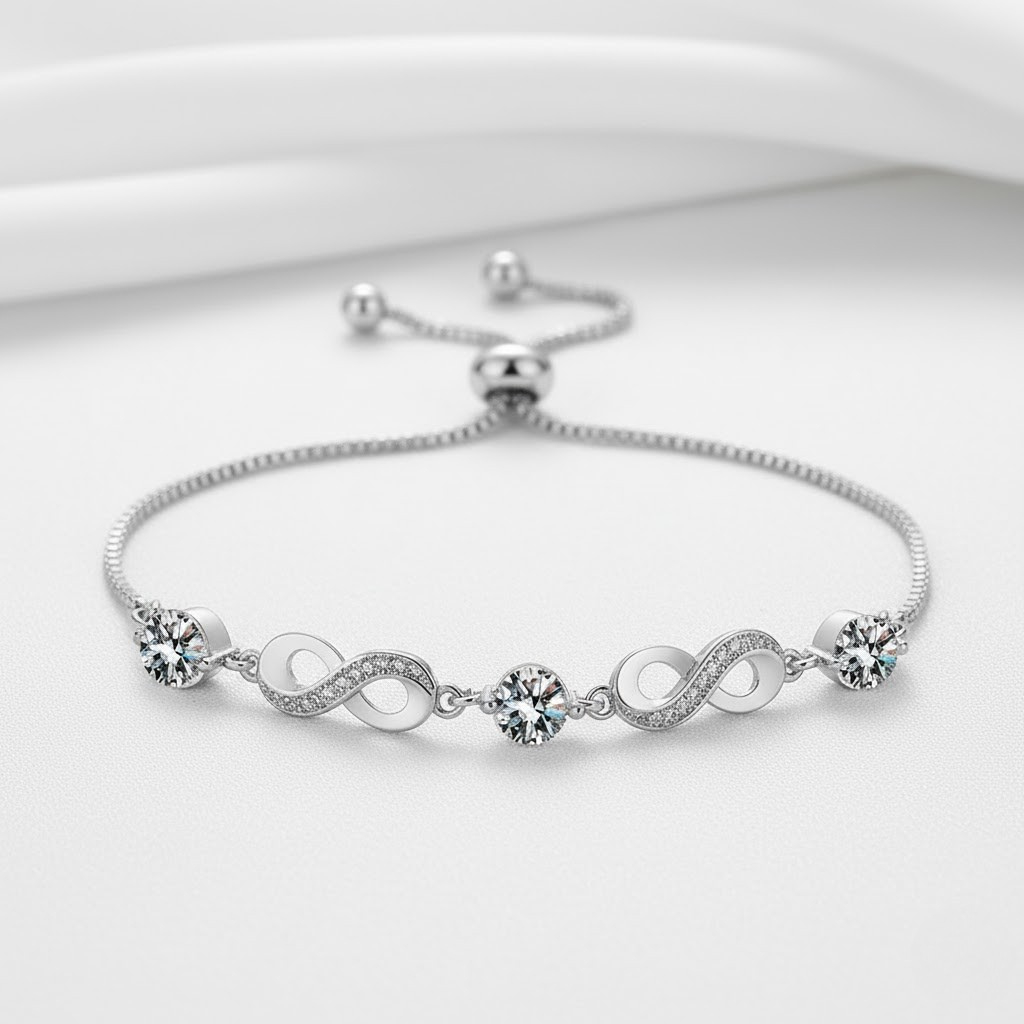 nnjew สร้อยข้อมือ รุ่น Eternelle Infinity Bracelet เครื่องประดับ แฟชั่น