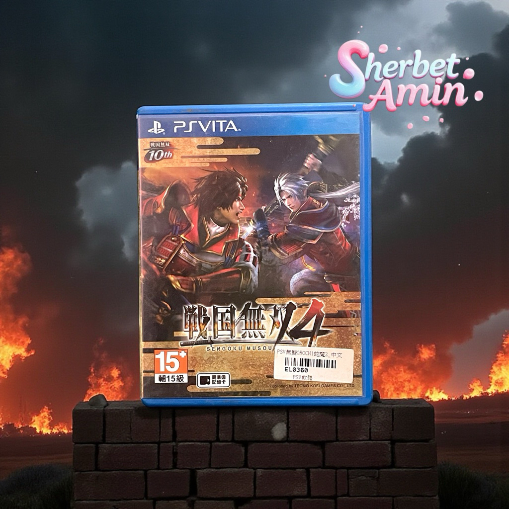 แผ่นเกม Ps Vita มือสอง / Sengoku Musou 4 / zone 2 (ภาษาญี่ปุ่น)