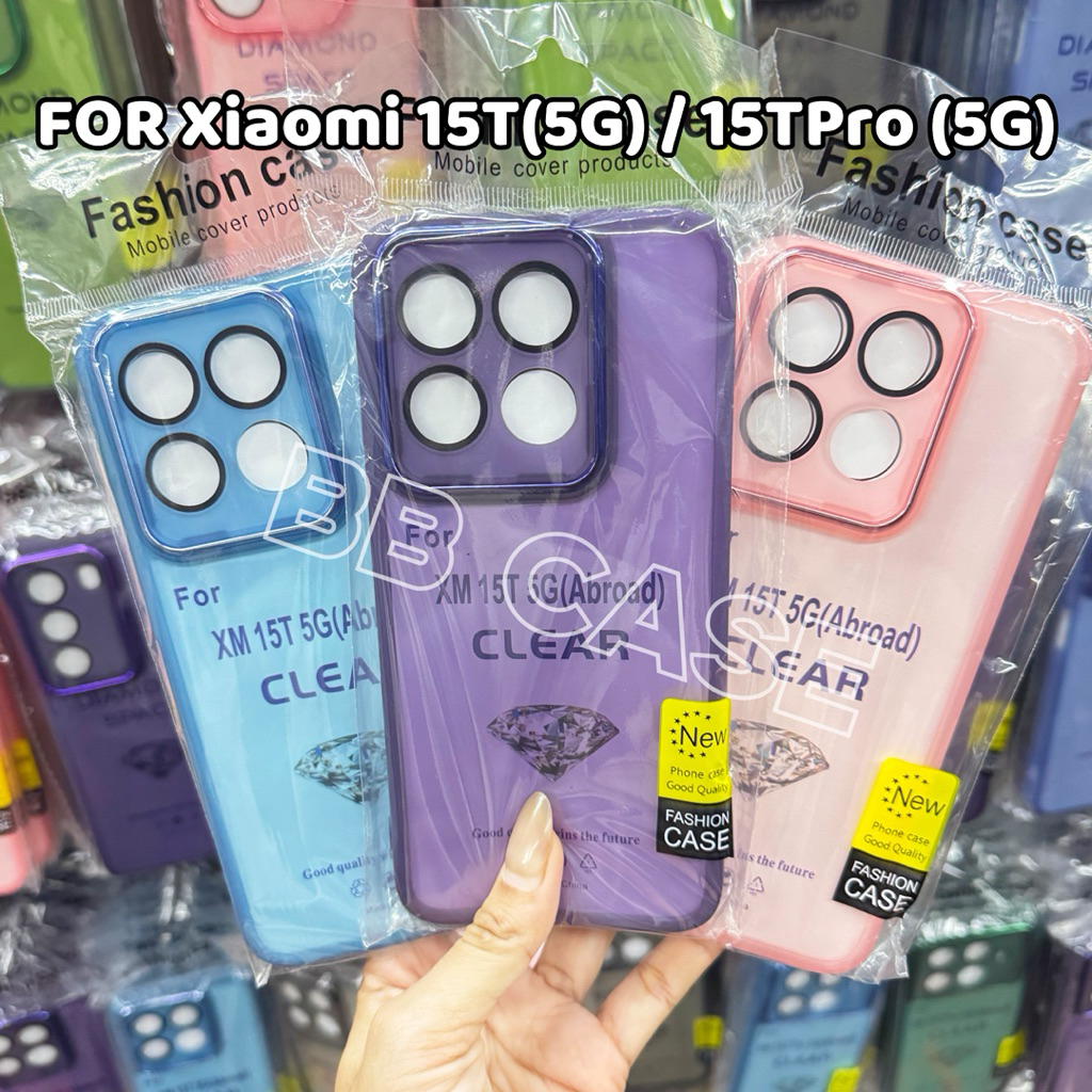 เคสTPUนิ่ม+ฟิมล์เลนกันกล้อง รุ่น Xiaomi 15T(5G) / Xiaomi 15TPro(5G)!มี5สี!(ตรงรุ่น) สินค้าพร้อมจัดส่งในไทย