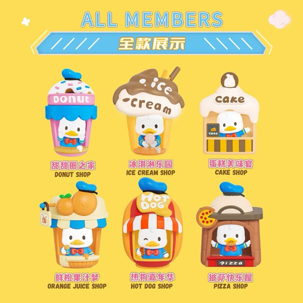 [พร้อมส่ง แบบจุ่ม] 🐣✨ : DONALD DUCK YUMMY SHOP