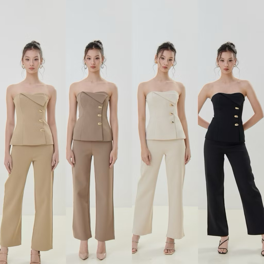 ส่งต่อชุด vellis_closet ชุดเซตสีดำ ไซส์s ผ้าอย่างดี