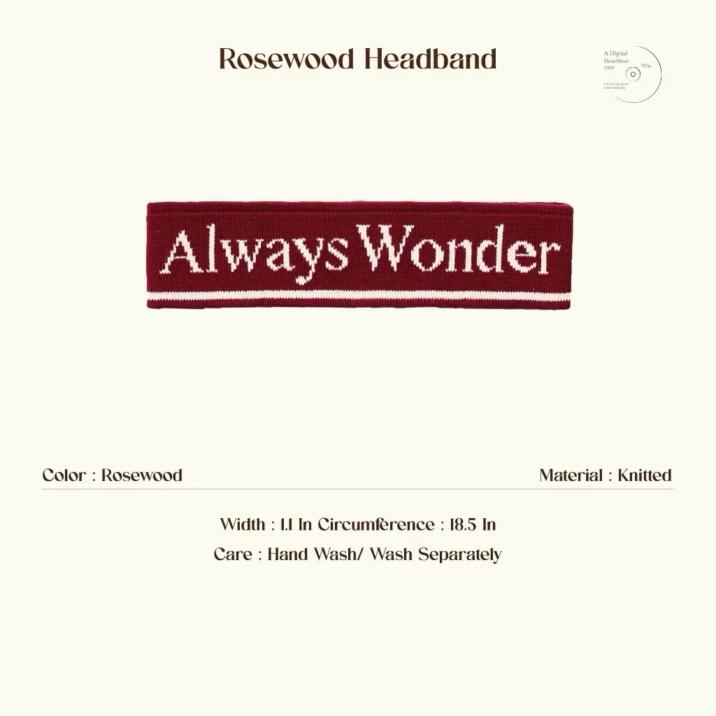AlwaysWonder  'A Digital Heartbeat' Navy Headband