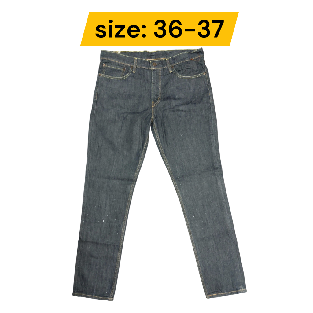 กางเกงยีนส์ ลีวาย 511 เอว36-37 ยาว 44 ขา 7.5 มือสอง รหัสs36