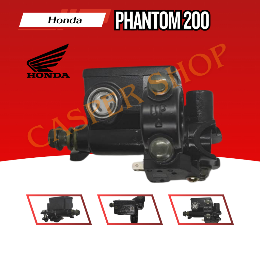 Honda phantom 200/150 แท้ Honda 100%[⚡️พร้อมส่ง⚡️] ปั๊มเบรคบนตรงรุ่นแฟนท่อม