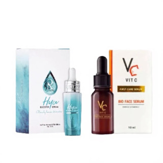 เซรั่มวิตซีน้องฉัตร ไฮยา บูสเตอร์ เซรั่ม เเละ VC เซรั่มขวด ข…