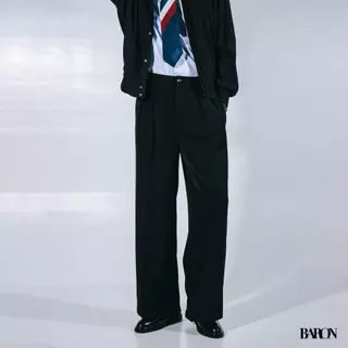 BARON Black Slacks & Pants กางเกงสแลคและกางเกงขายาว สีดำ รุ่นขายดีที่ได้รับความนิยมจากลูกค้า