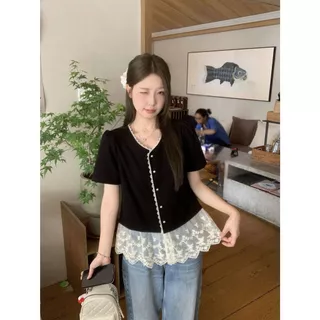 🧡LINNA🧡Hเวอร์ชั่นเกาหลี สไตล์ใหม่ แขนสั้น เสื้อเชิ้ต สไตล์แฟชั่น