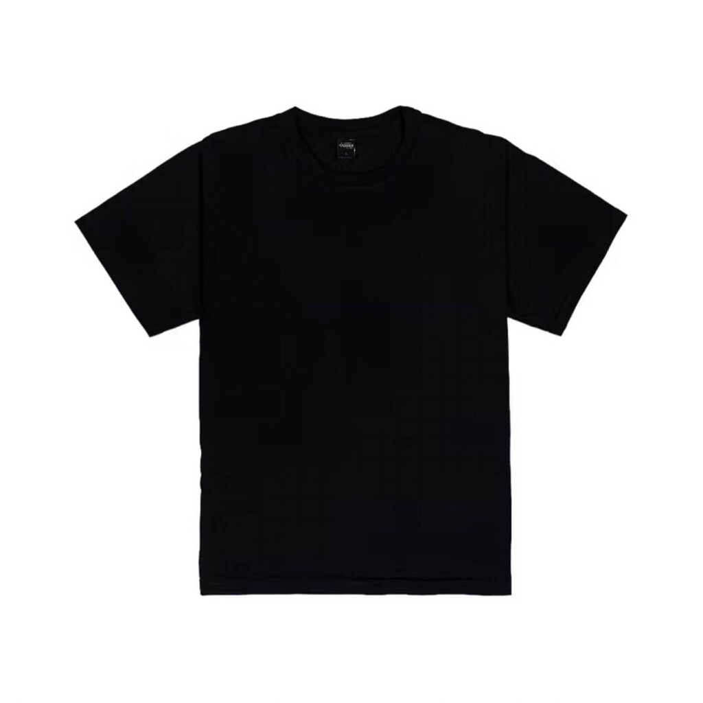 เสื้อยืด สีดำ คอกลม สีพื้น เสื้อยืดเปล่าๆไม่มีลาย กางเกงช้าง ผ้านุ่มใส่สบาย พร้อมส่ง 002