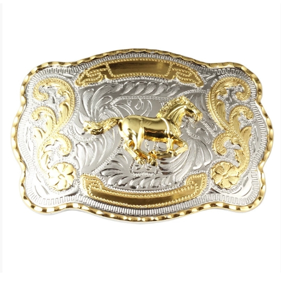 หัวเข็มขัดคาวบอย หัวเข็มขัด แนววินเทจ Belt ใสกับเข็มขัดหนัง KB01