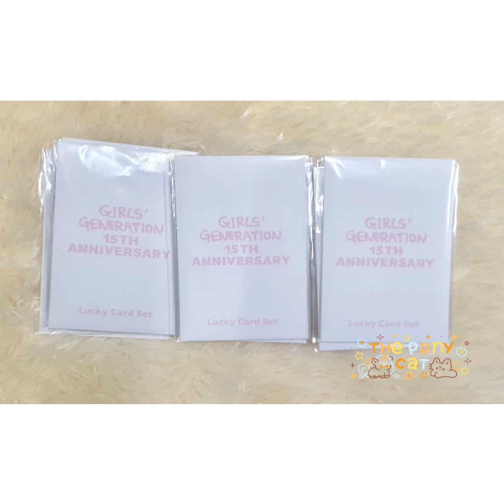 พร้อมส่ง SNSD 15th Anniversary Lucky Card Set