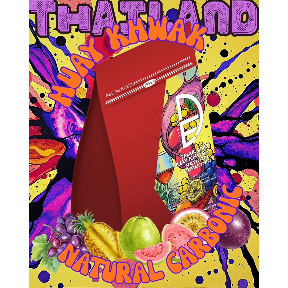 เมล็ดกาแฟคั่ว ห้วยขวาก NATURAL CARBONIC