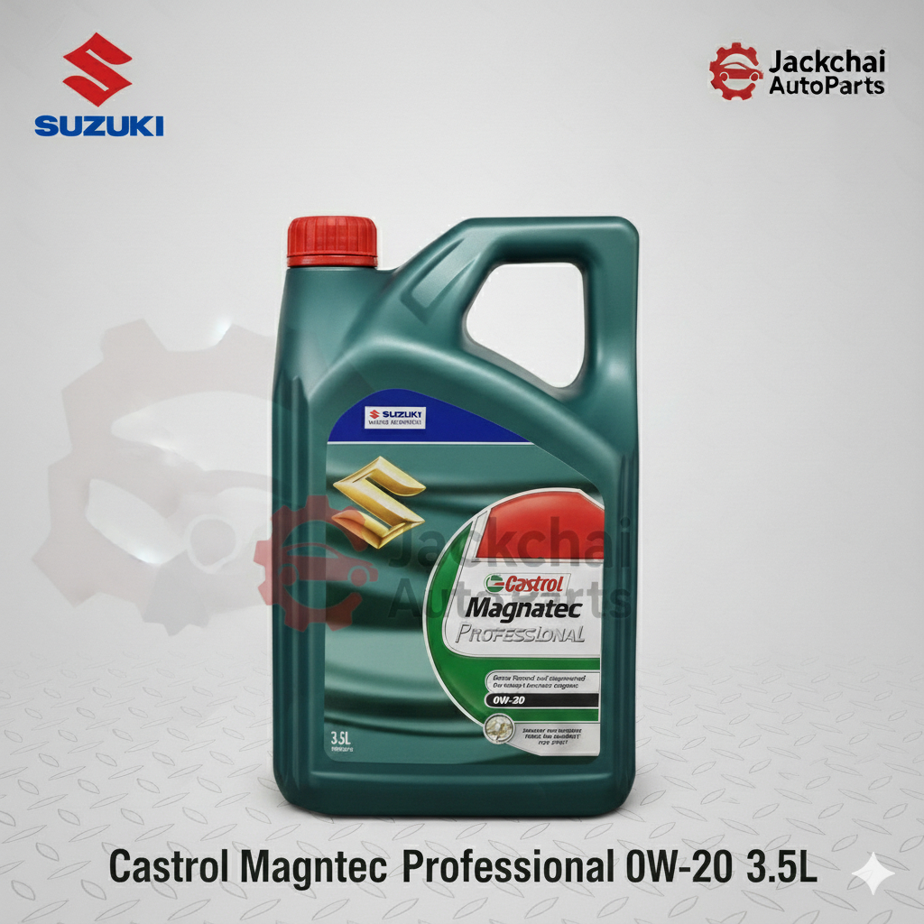 น้ำมันเครื่อง Suzuki Castrol สังเคราะห์แท้ 100% 0W20 (3.5 ลิตร) Ciaz Celerio Ertiga XL7 Swift