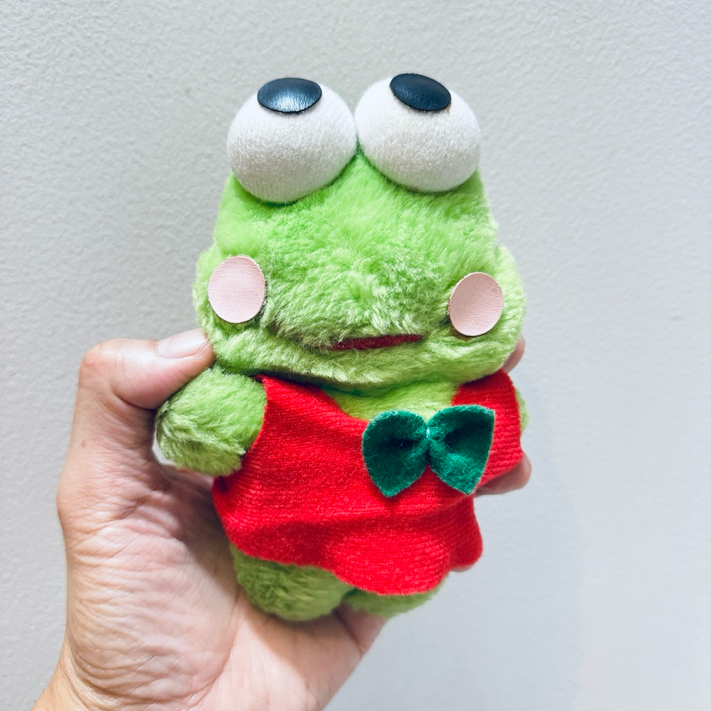 #ตุ๊กตา #กบ #เคโระ #Sanrio #Keroppi #ขนาด6นิ้ว #งานสะสม #สภาพสมบูรณ์ ปี #1988 #1990 #EIKO #ลิขสิทธิ์