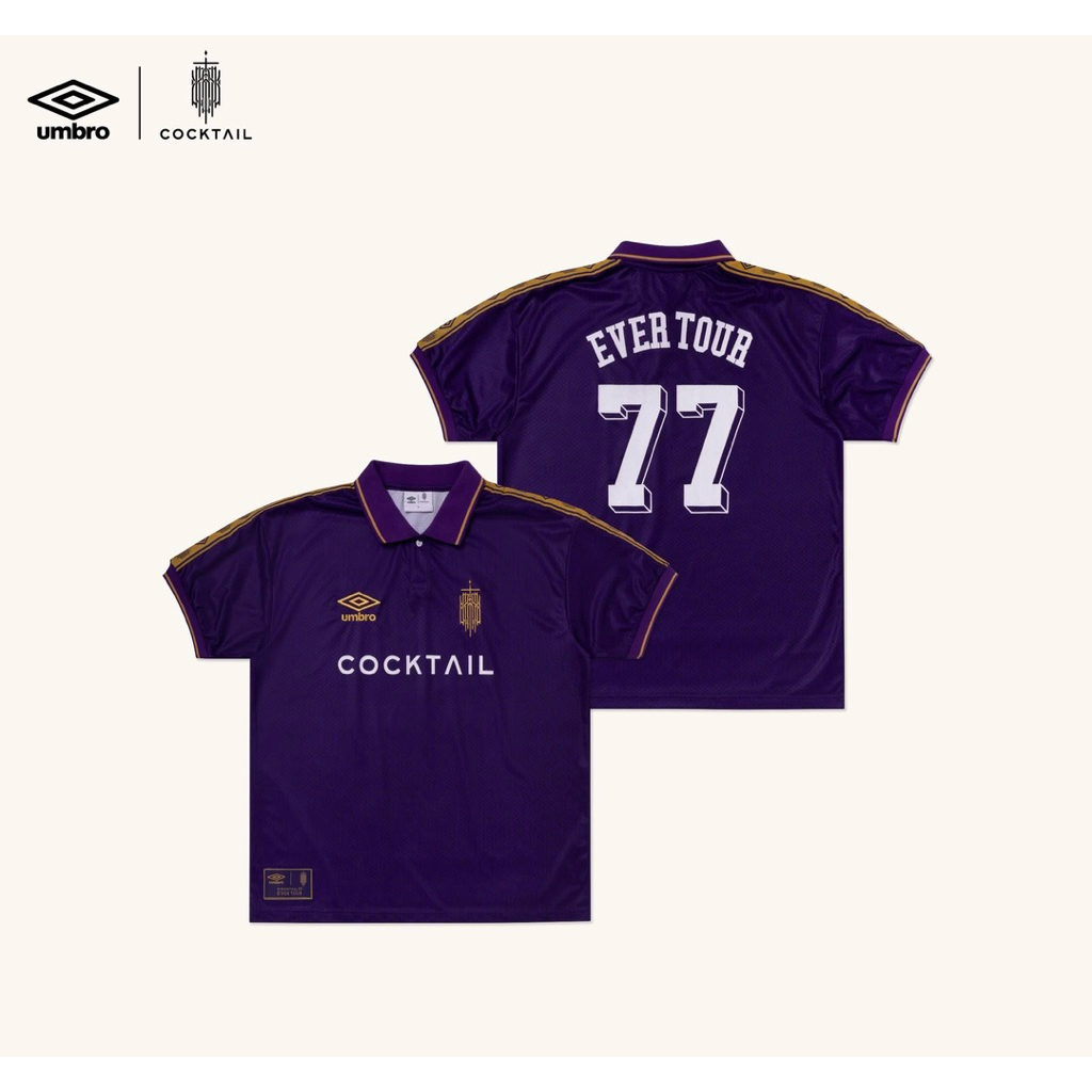 UMBRO x COCKTAIL 77 EVER TOUR JERSEY PURPLE SIZE M