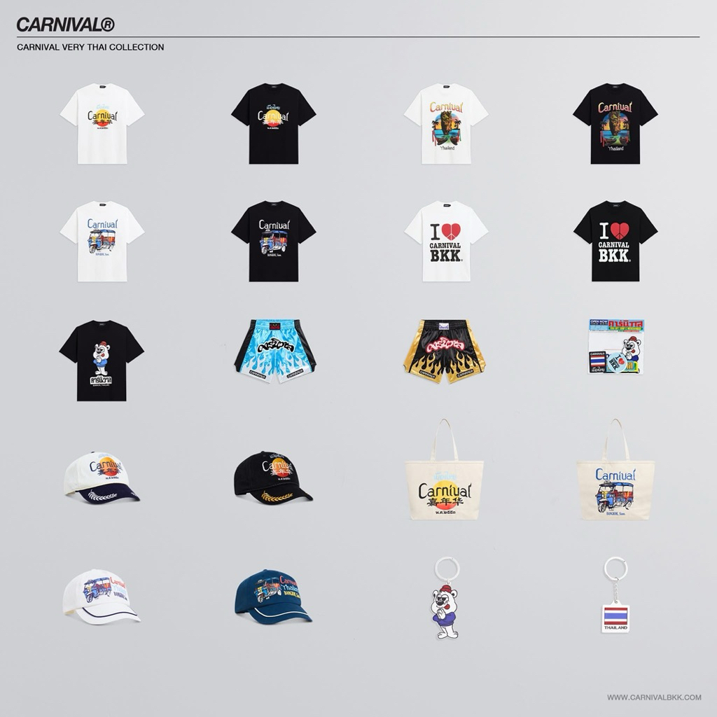 (พร้อมส่ง) ของแท้ 100% Carnival “VERY THAI” Collection OVS / BOXY / T-SHIRT