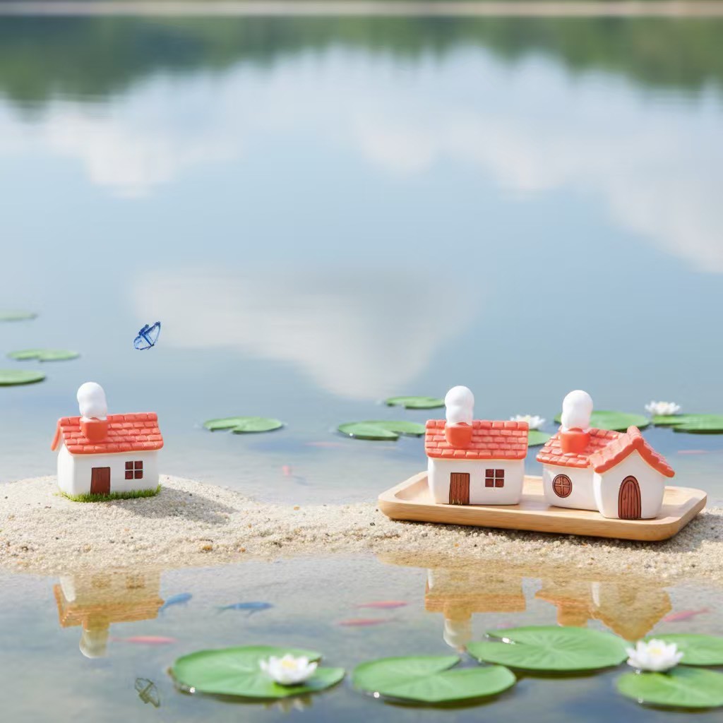 K1009 โมเดลบ้านจิ๋วสุดน่ารัก เติมเต็มจินตนาการให้ทุกพื้นที่ สินค้าพร้อมจัดส่งทั่วไทย - รูปที่ 6