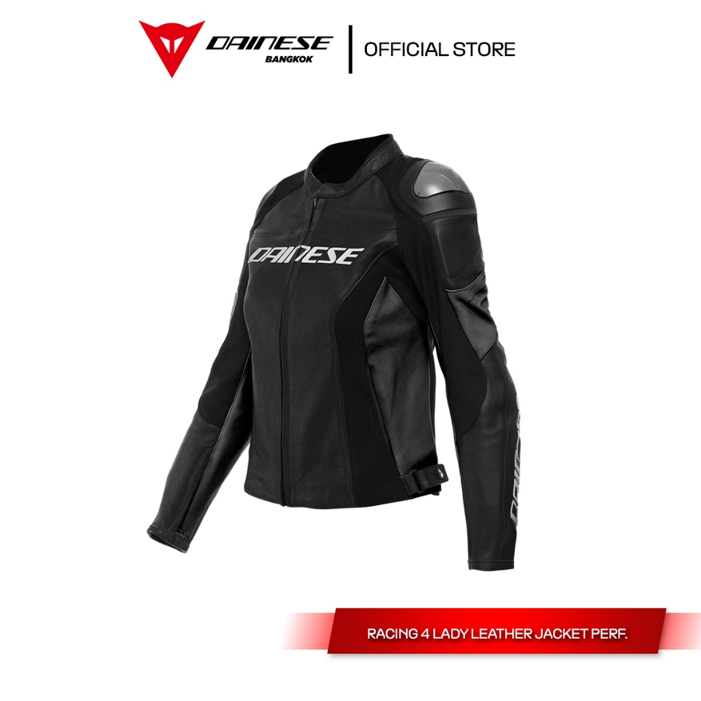 Dainese เสื้อแจ็คเก็ต รุ่น RACING 4 LADY LEATHER JACKET PERF.