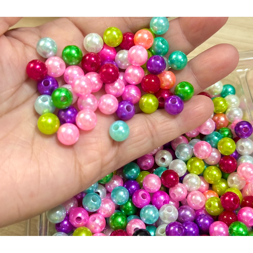 ฐานมงกุฏแฉก 14 มิล/ฐานมงกุฏตกแต่งมุกคละสี/ลูกปัดกลม 8 มิล คละสี ❇️สินค้าพร้อมส่ง❇️ ราคา ถูกที่สุด ดีลบีเคเค แกลเลอรีภาพที่ 8