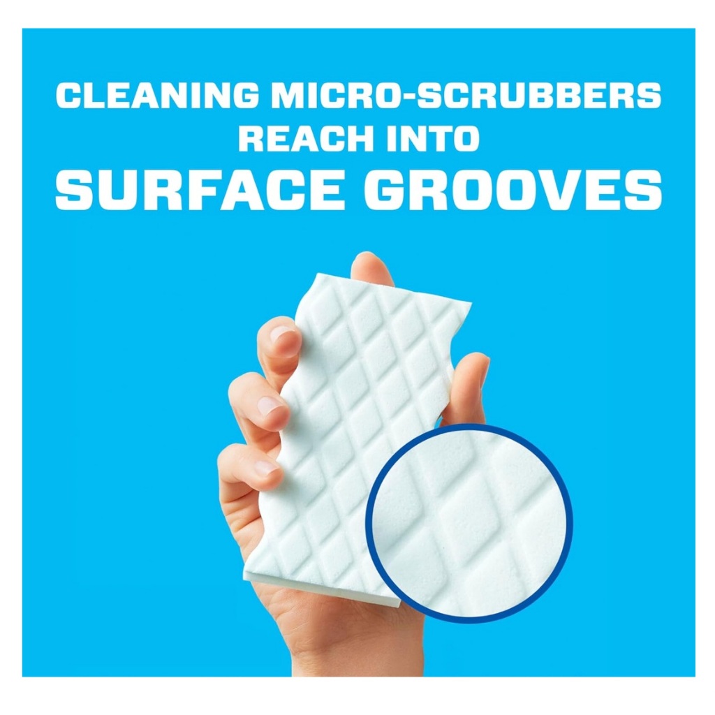 Mr. Clean Magic Eraser, Extra Durable, Multi Purpose Cleaning Pad, Shoe, Bathroom, Shower, Kitchen, Car Window, 10 count ราคา ถูกที่สุด ดีลบีเคเค แกลเลอรีภาพที่ 6