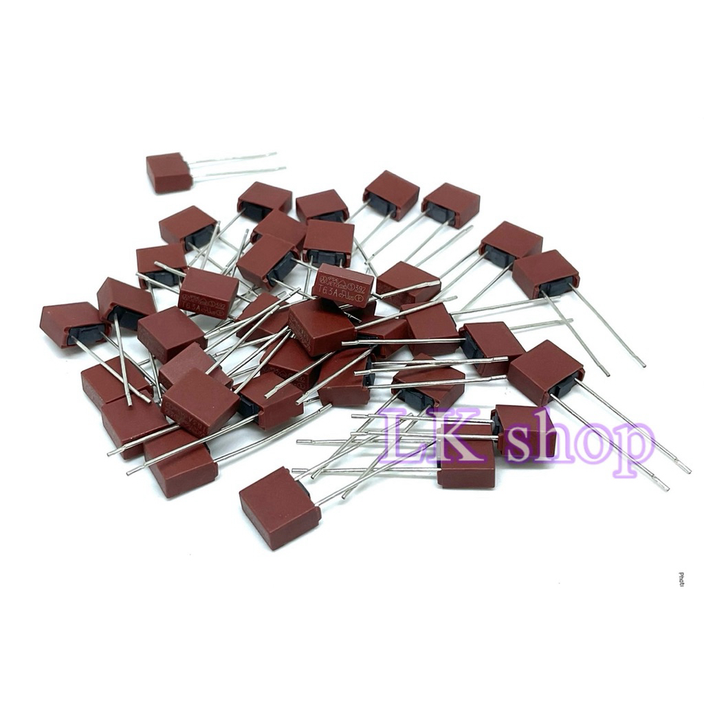 (ราคาแพ็ค5ตัว) ฟิวส์ ไมโครฟิวส์ สี่เหลี่ยม  250V  250mA/500mA/1A/1.6A/2.5A/4A/5A/6.3A/8A/10A/15A  39