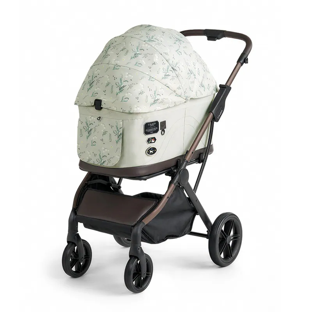 [New Arrival รุ่นใหม่] FikaGO ฟิคาโก รถเข็นสัตว์เลี้ยง รุ่น TOGGLE  เข็นลื่น พับง่าย กว้างสบาย ถอดเป