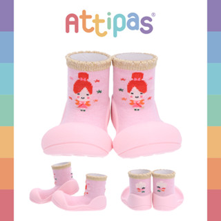 NEW 2025! รองเท้าหัดเดิน Attipas - รุ่น Fairy- [สี :Pink] [ร…