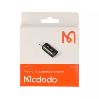 ตัวแปลง MCDODO USB-C to Lightning Connector (3.0A) Black by Banana IT
