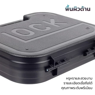 PERDKPAPA ภายในบุด้วยฟองน้ำ กล่องเครื่องมือป้องกัน กล่องเก็บอุปกรณ์ แข็งแรง ทนทานต่อแรงกระแทก ภายในบุด้วยฟองน้ำ