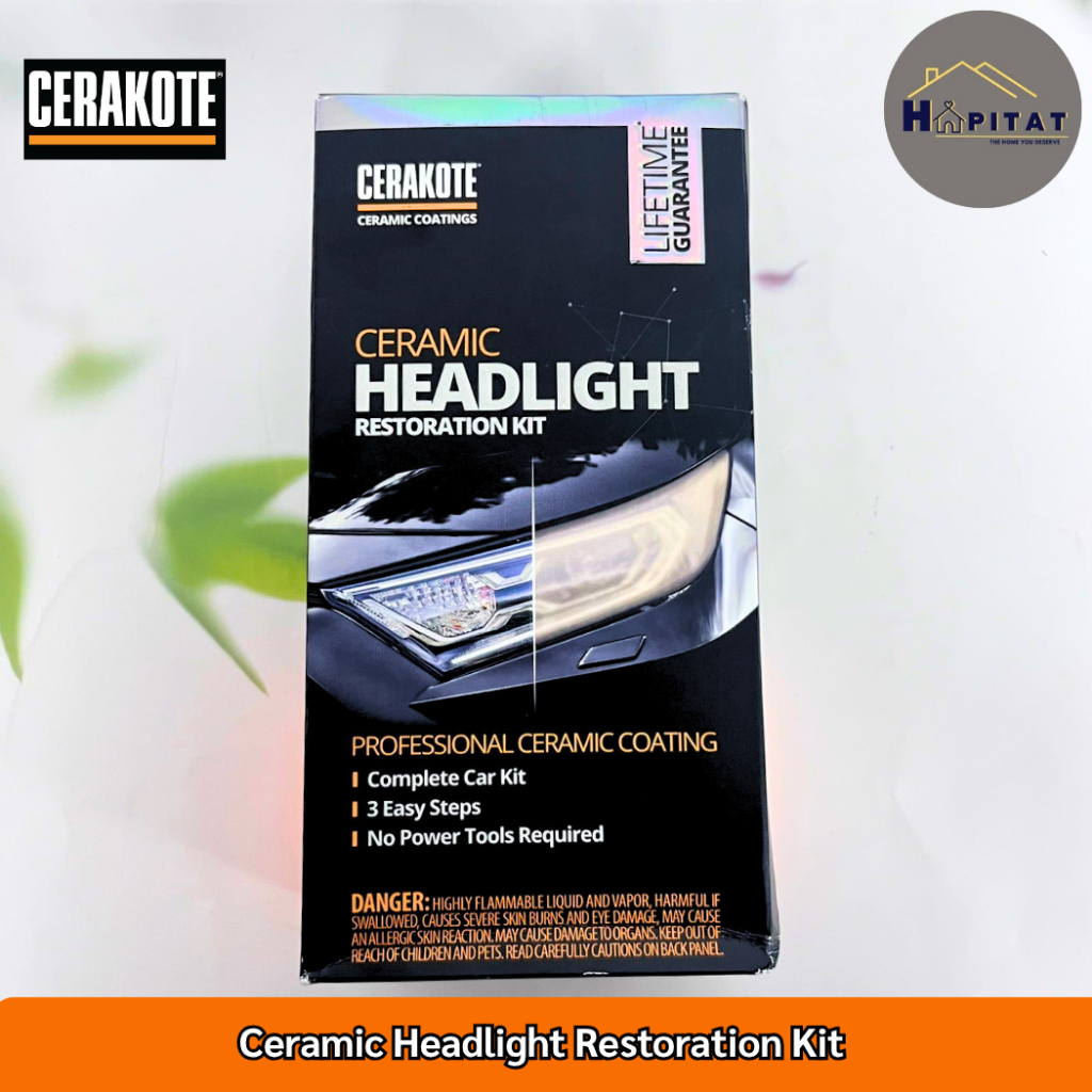 {CERAKOTE®} Ceramic Headlight Restoration Kit ชุดทำความสะอาด ไฟหน้ารถยนต์