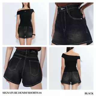 Merge Official - Signature Denim Shorts 01 (พร้อมส่ง)