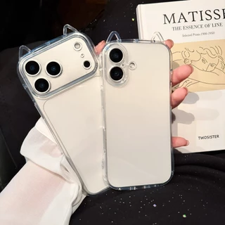 case 17promax เคสใสหูเเมว เคสนิ่ม สำหรับ ไอโฟน 17 pro max 17pro 17promax 17air for iphone17/pro/max