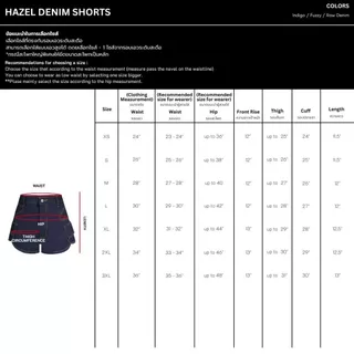 Merge Official - Hazel Denim Shorts Merge (พร้อมส่ง)