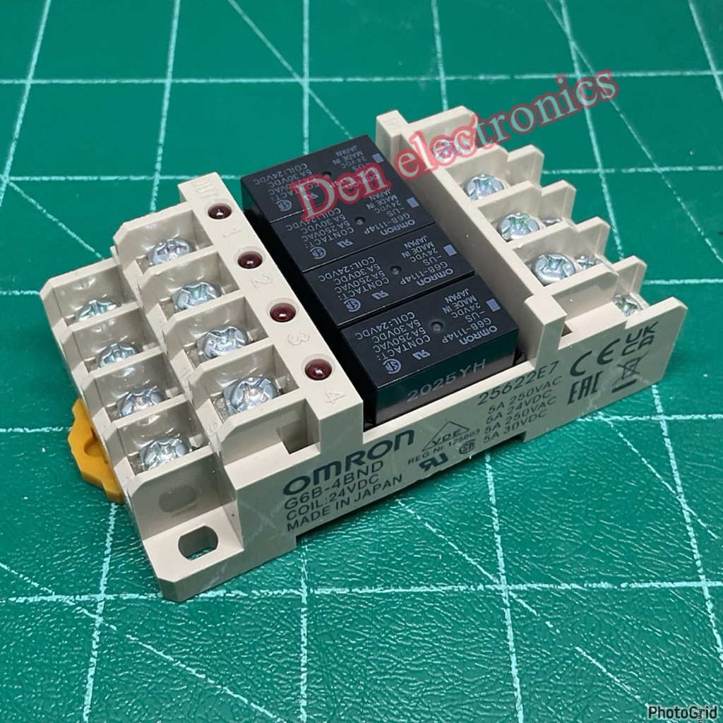 G6B-4BND+รีเลย์G6B-1114P   มี 5v และ 24v พร้อมส่งที่ไทย ออกบิลได้