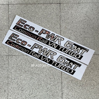 สติ๊กเกอร์ ECO-PWR 6MT ติดข้างประตู NISSAN NAVARA ราคาต่อคู่