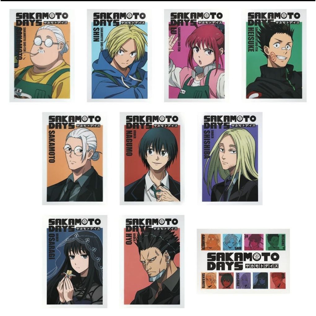 SAKAMOTO DAYS Ichibankuji โปสเตอร์ใส รางวัล G มือ1
