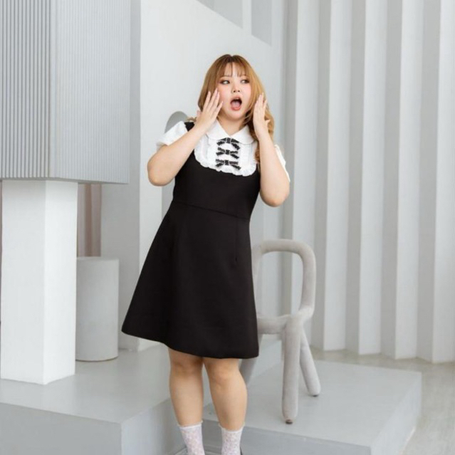 WD02 Rapunzel Dress :ชุดเดรสผ้าพื้น Poly twill ชุดเดรสทรงเอี๊ยม