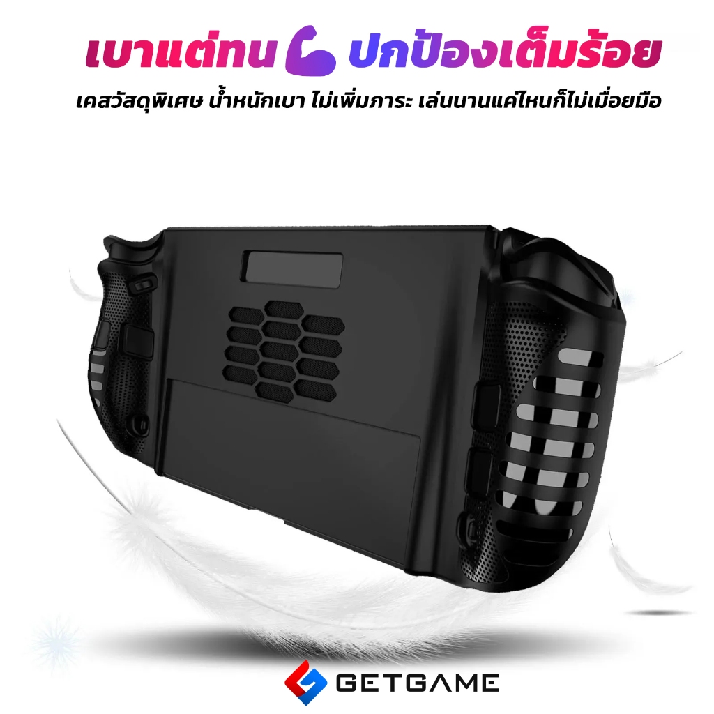 เคส Legion Go 2 TPU กันกระแทก ตั้งได้ | ขาตั้งมั่นคง ระบายความร้อนดี ปกป้องรอบด้าน น้ำหนักเบา ไม่บังพอร์ต ราคา ถูกที่สุด ดีลบีเคเค แกลเลอรีภาพที่ 2