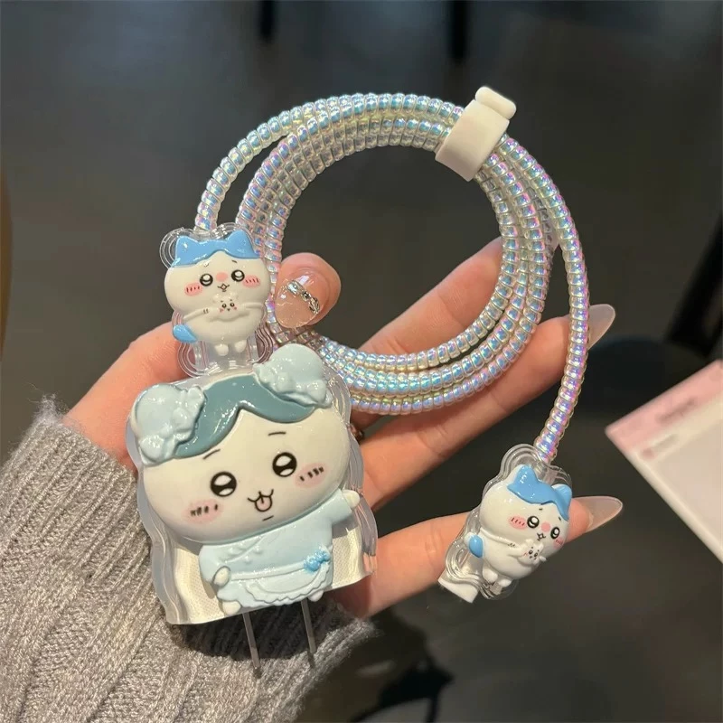 Cable Bite เคสสายชาร์จ Apple 18W/20W ลายการ์ตูน 5ชิ้น/ชุด thumbnail 9