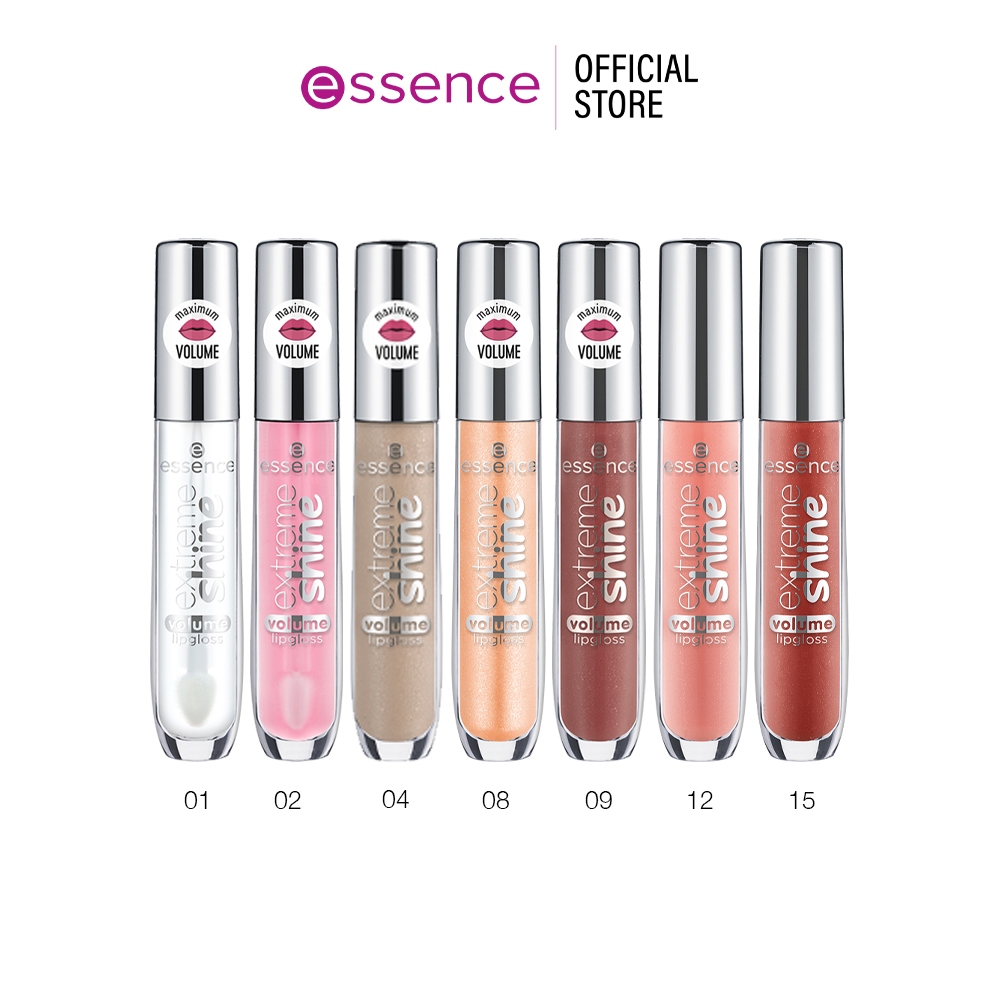 essence  เอสเซนส์ extreme shine volume lipgloss ลิปกลอส ลิป ลิปจุ่ม