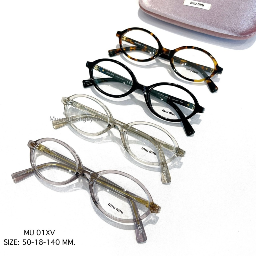 กรอบแว่น (สำหรับตัดเลนส์สายตา) Miumiu Regard MU01XV