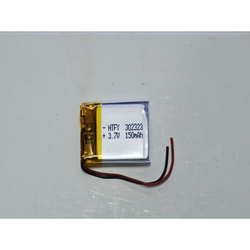 แบตเตอรี่3.7 v. 150mah. （302323）