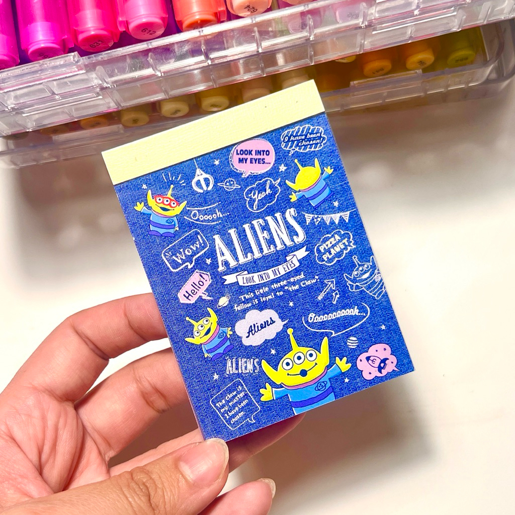 Toystory note pad - memo pad กระดาษโน้ต disney toystory