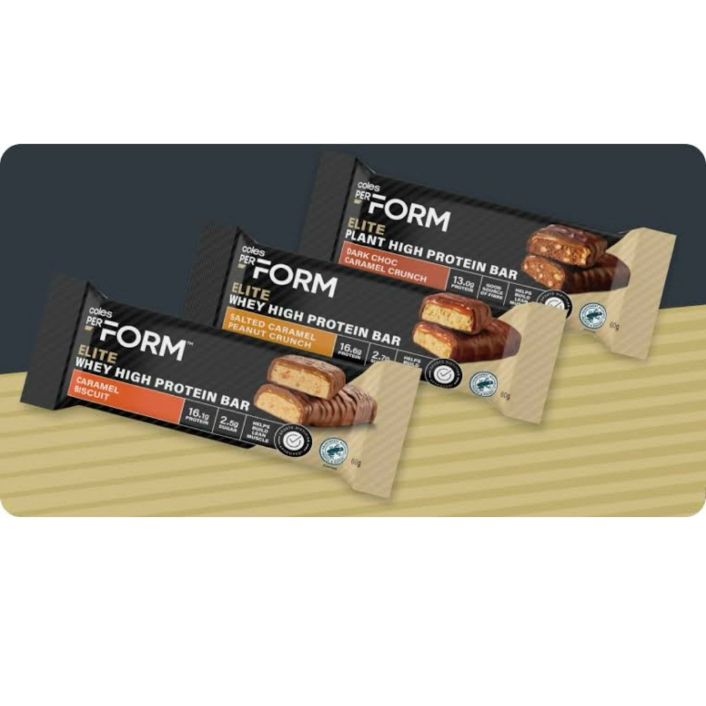 Coles Perform Elite Whey High Protein Bar โปรตีนบาร์จากออสเตรเลีย
