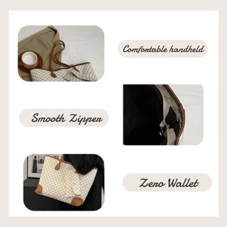กระเป๋าถือคลาสสิกสำหรับผู้หญิง นำกระเป๋าใส่เหรียญมาด้วย Waterproof Tote Bag