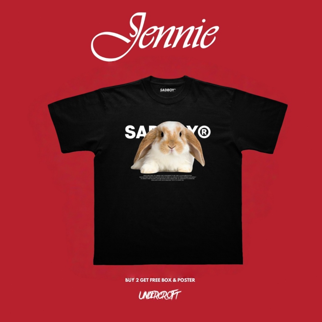 [ ส่งด่วน ] SADBOY® | Holland Lop | 100% Organic Cotton