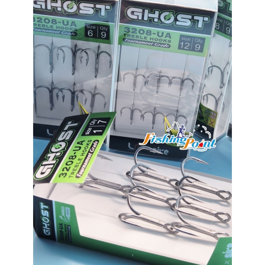 เบ็ด 3 ทาง LF X SIKE รุ่น GHOST 3208-UA แข็ง 3X