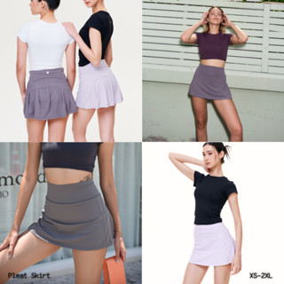 Peaches ACTIVE - Tennis Skirt กระโปรงออกกำลังกาย / กระโปรงเท…