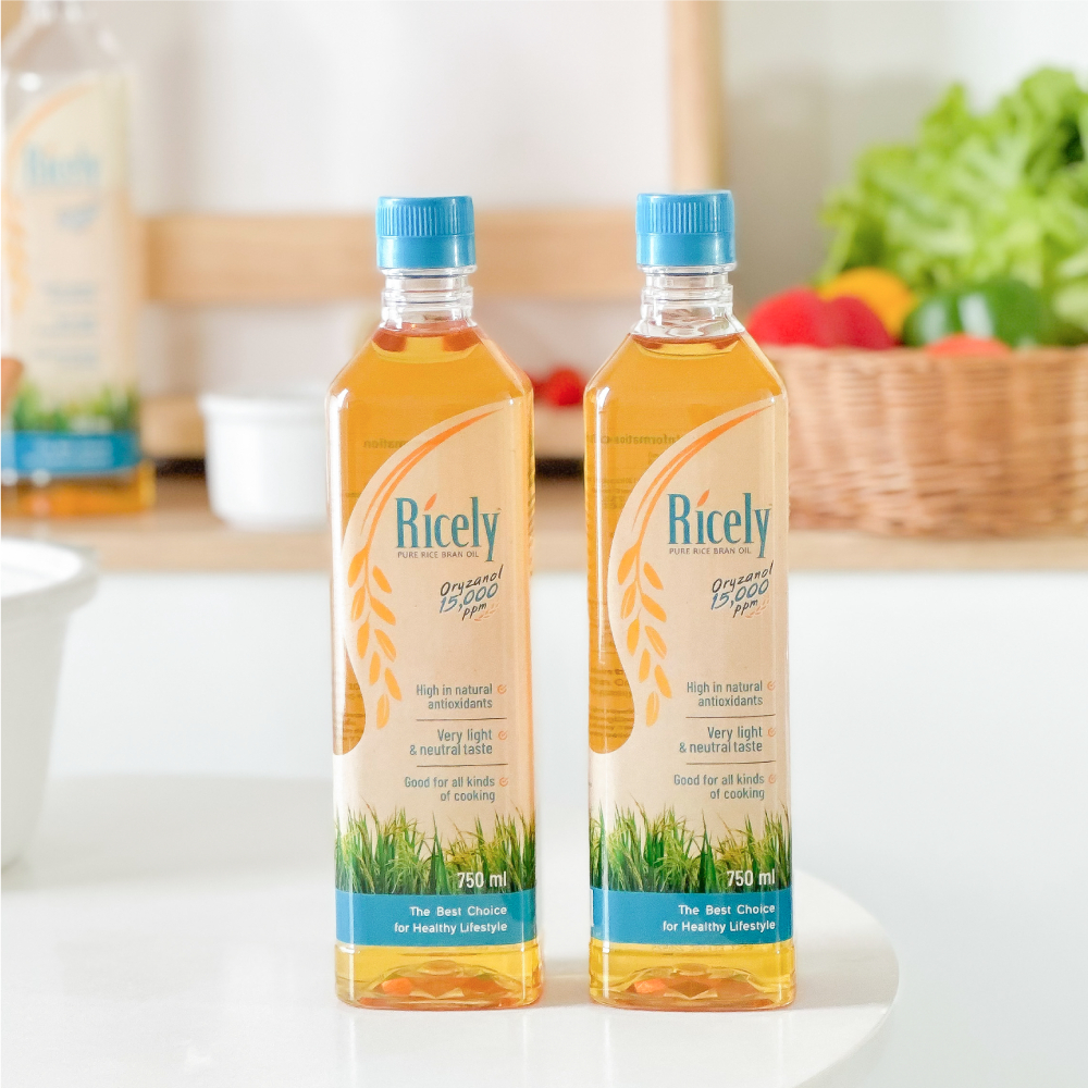 Ricely น้ำมันรำข้าว โอรีซานอล 15,000 ppm. (750 มล.x3 ขวด) - รูปที่ 2